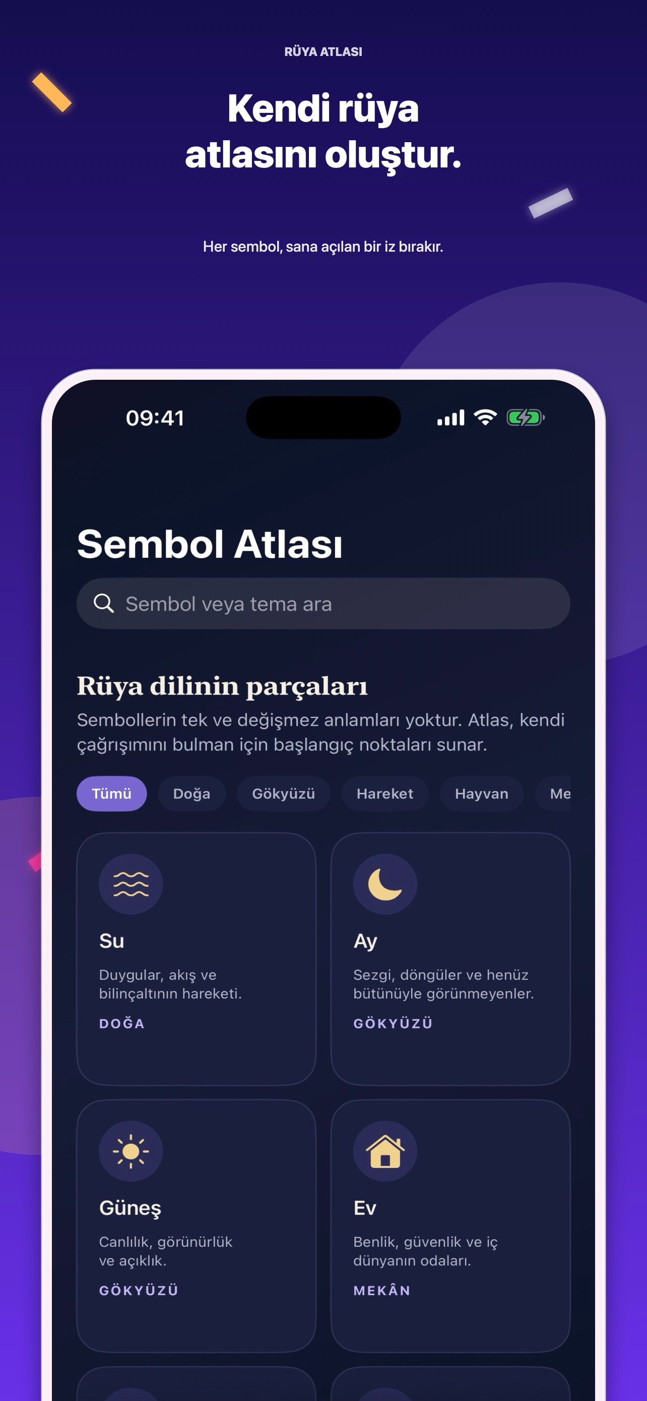 Rüya Atlası sembol atlası
